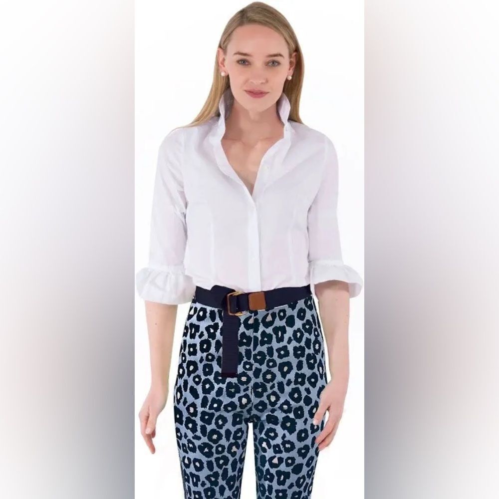 Gretchen Scott Women's Priss Blouse in White Size XS